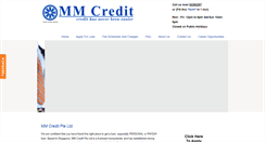 Desktop Screenshot of mmcredit.com.sg